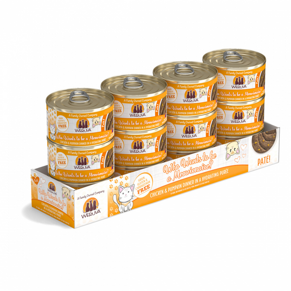 Weruva Classic Cat Pate Who wants to be a Meowionaire with Chicken & Pumpkin Canned Cat Food