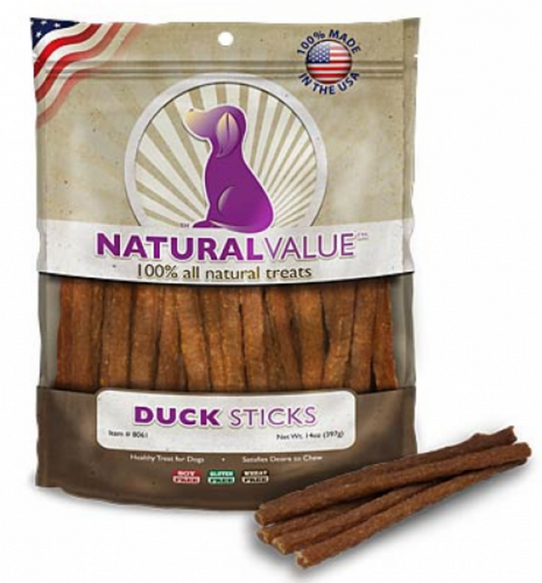 Loving Pets Natural Value Duck Sticks Dog Treats