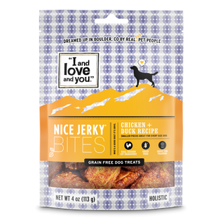 I And Love And You Nice Jerky Grain Free Chicken & Duck Dog Treats