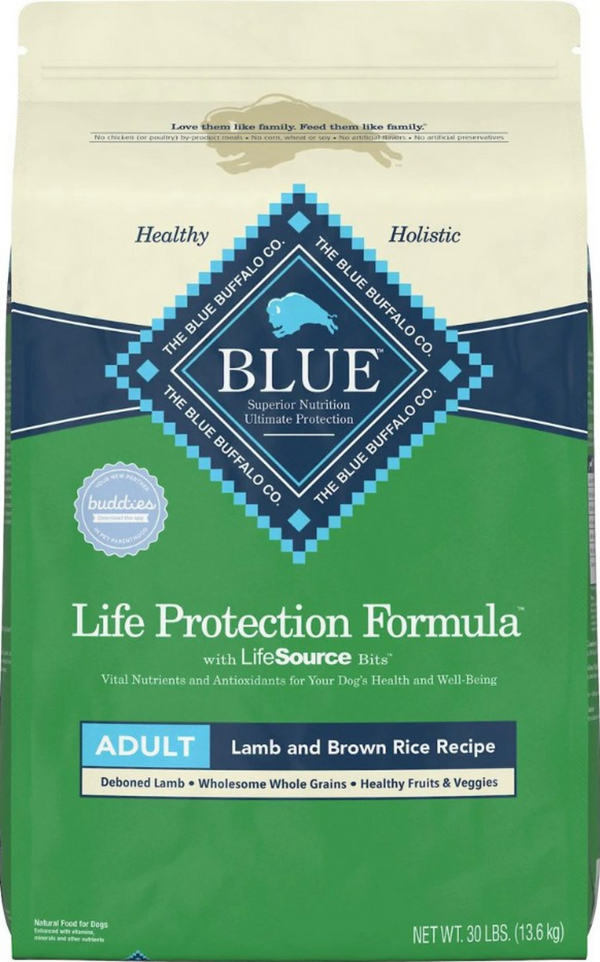 Blue Buffalo Life Protection Formula Adult Lamb & Brown Rice Recipe Dry Dog Food