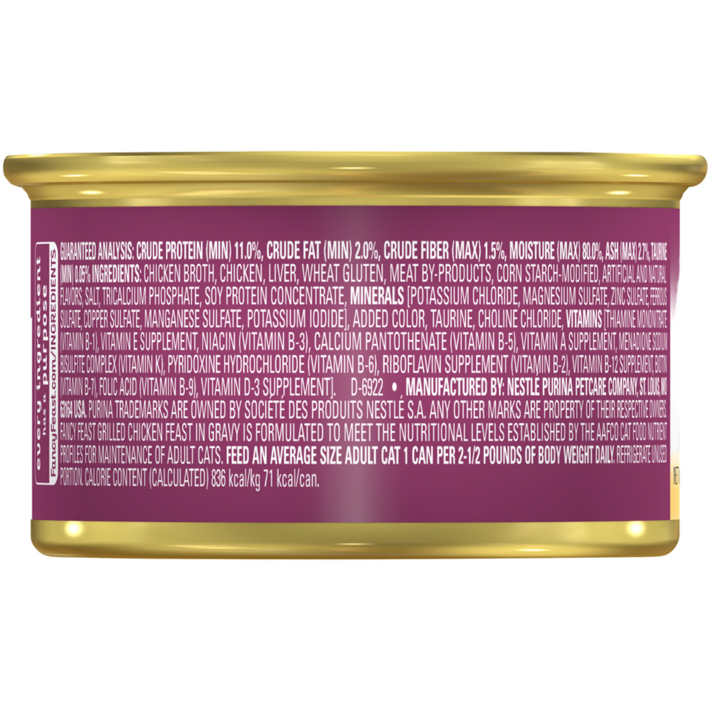 Fancy Feast Grilled Chicken Canned Cat Food