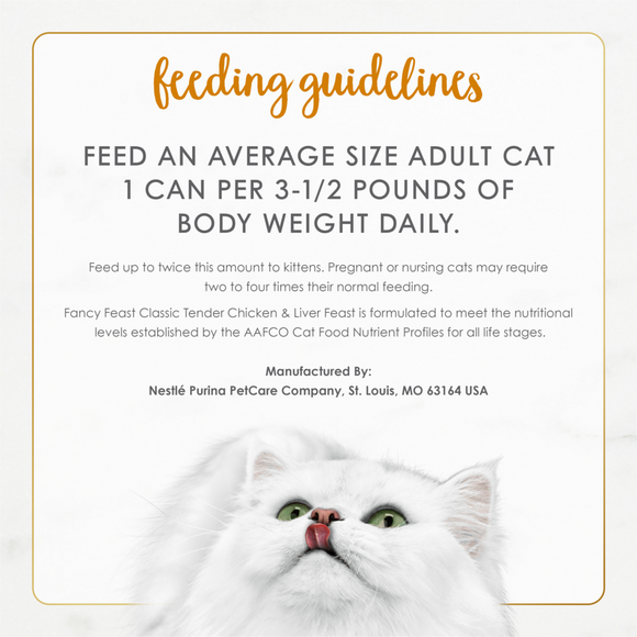 Fancy Feast Liver and Chicken Canned Cat Food