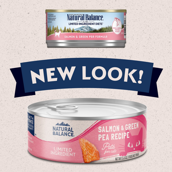 Natural Balance Limited Ingredient Salmon & Green Pea Recipe Canned Wet Cat Food