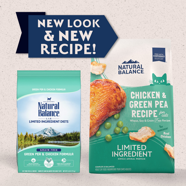 Natural Balance Limited Ingredient Grain Free Chicken & Green Pea Recipe Dry Cat Food