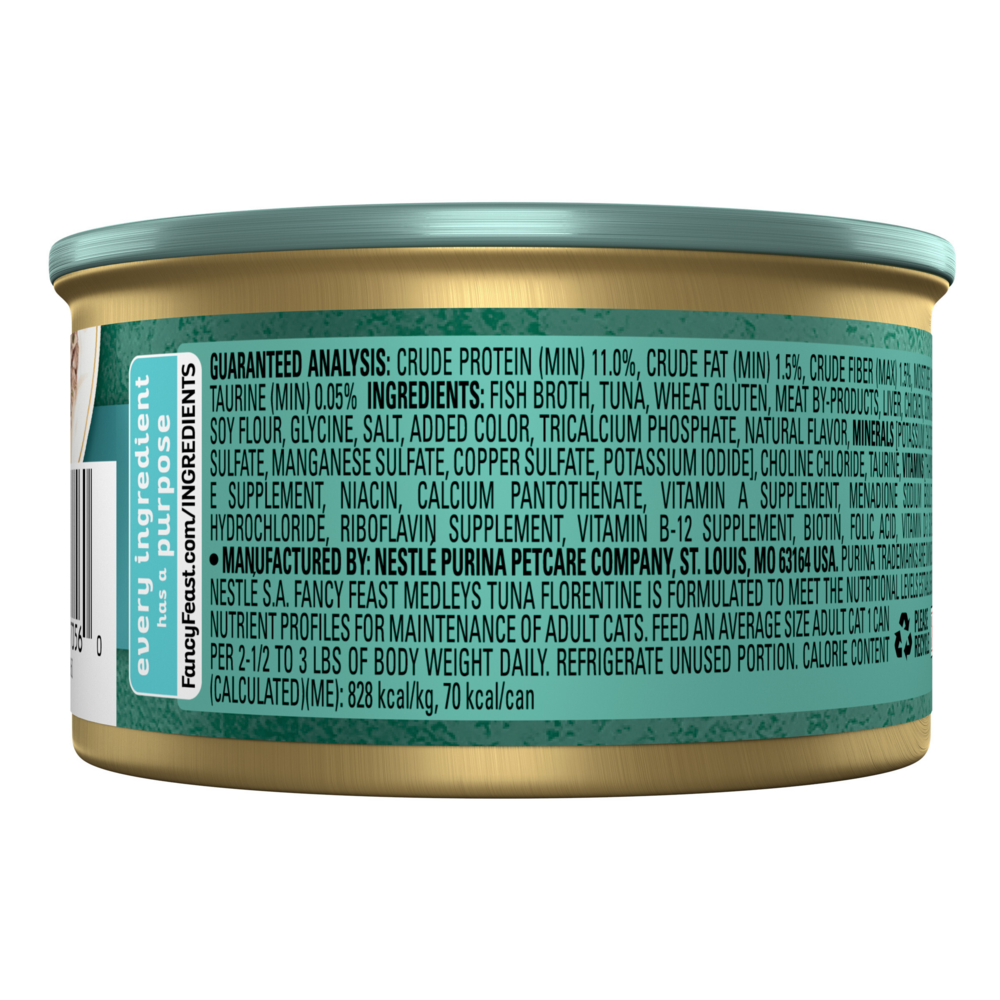 Fancy Feast Elegant Medleys Tuna Florentine Canned Cat Food