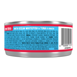 Friskies Prime Fillets with Ocean Whitefish and Tuna in Sauce Canned Cat Food