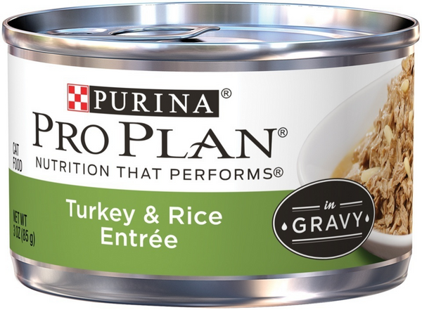 Purina Pro Plan Savor Adult Turkey & Rice Entree Canned Cat Food