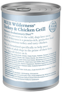 Blue Buffalo Wilderness High-Protein Grain-Free Turkey & Chicken Grill Adult Canned Dog Food