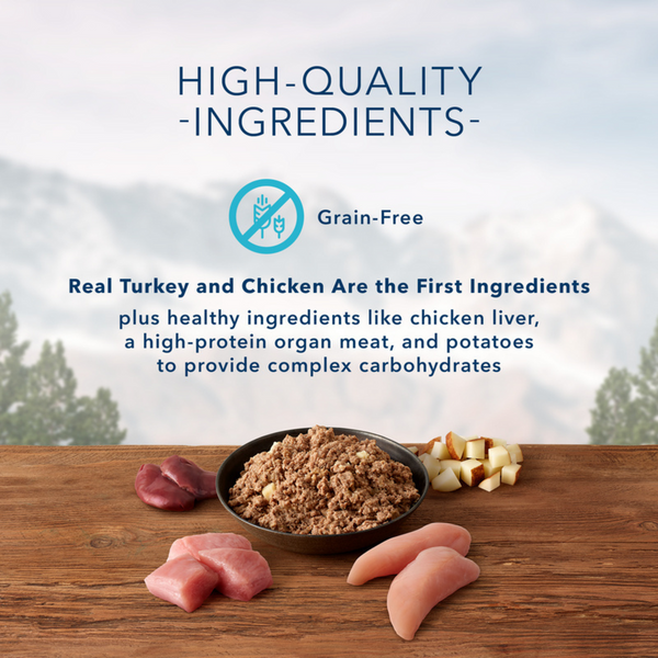 Blue Buffalo Wilderness High-Protein Grain-Free Turkey & Chicken Grill Adult Canned Dog Food