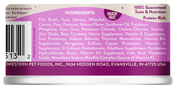 Earthborn Holistic Harbor Harvest Grain Free Canned Cat Food