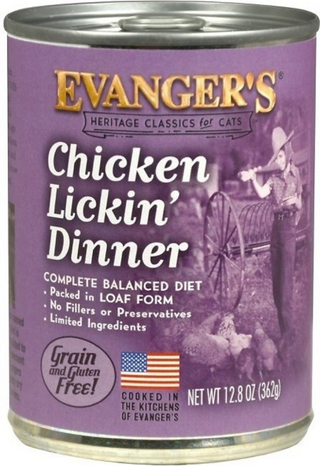 Evangers Chicken Lickin' Dinner Canned Cat Food