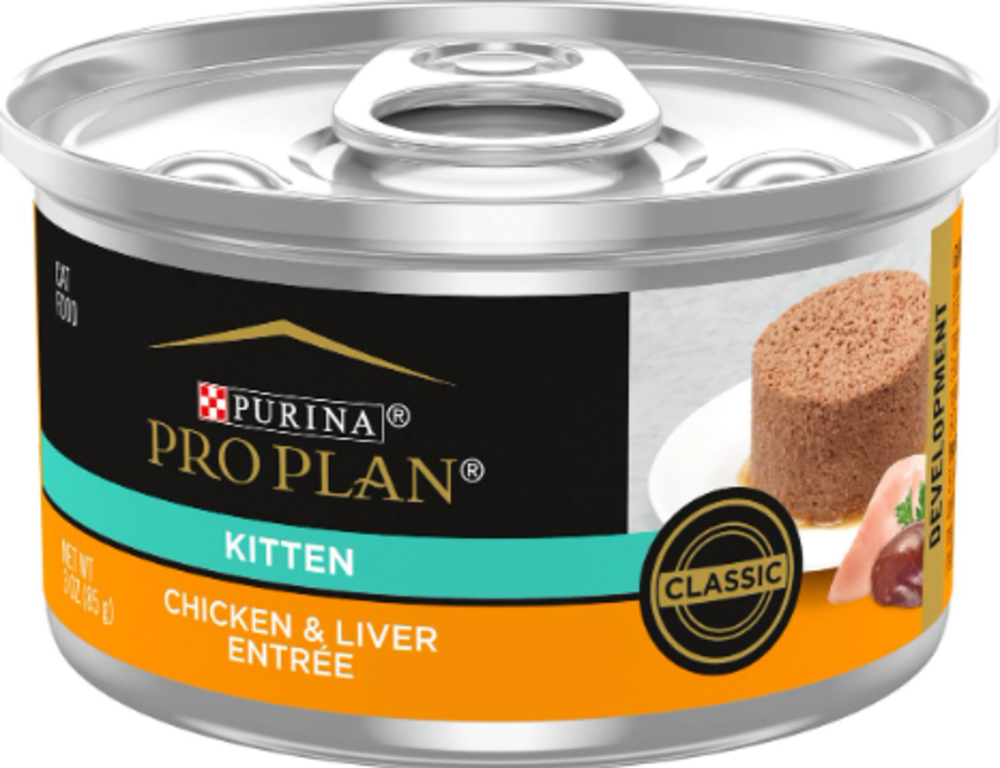 Purina Pro Plan Focus Kitten Classic Chicken and Liver Entree Canned Cat Food