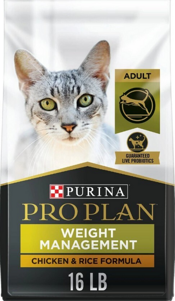 Purina Pro Plan Focus Weight Management Chicken & Rice Formula Dry Cat Food