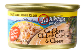 Against the Grain Caribbean Club with Chicken and Cheese Canned Cat Food