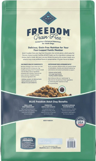 Blue Buffalo Freedom Grain-Free Adult Lamb Recipe Dry Dog Food