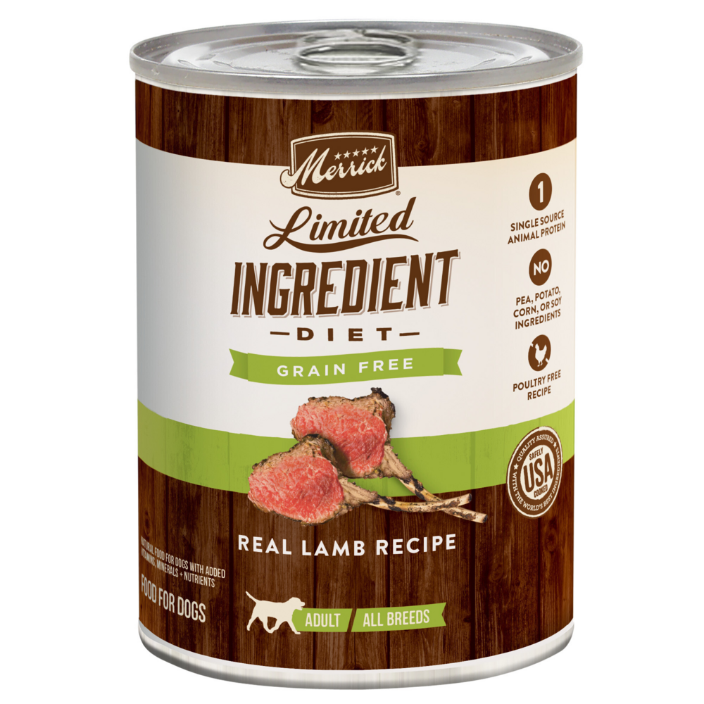 Merrick Limited Ingredient Diet Real Lamb Recipe Canned Dog Food