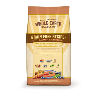 Whole Earth Farms Grain Free Recipe Salmon and Whitefish Dry Dog Food