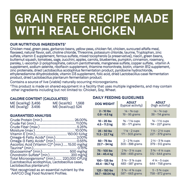 Canidae Under the Sun Grain Free Adult Chicken Recipe Dry Dog Food