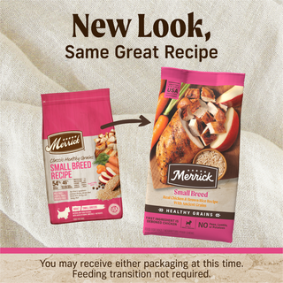 Merrick Healthy Grains Premium Dry Wholesome And Natural Kibble Small Breed Recipe