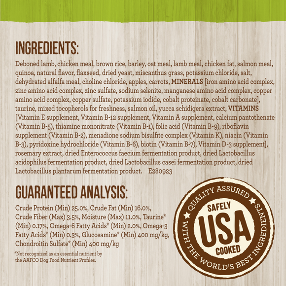 Merrick Healthy Grains Lamb and Brown Rice Adult Dry Dog Food