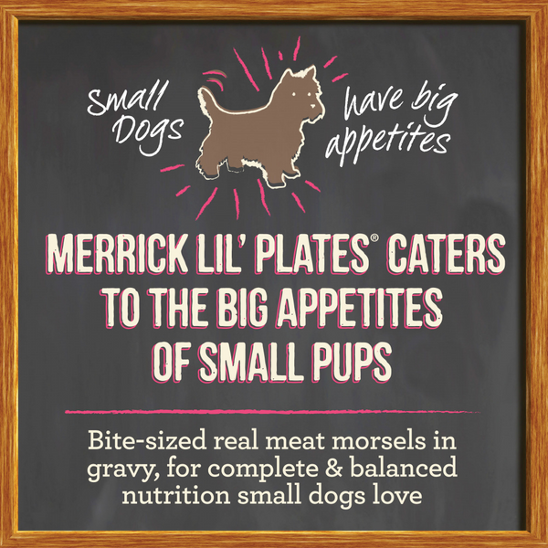 Merrick Lil' Plates Adult Small Breed Grain Free Itsy Bitsy Beef Stew Canned Dog Food