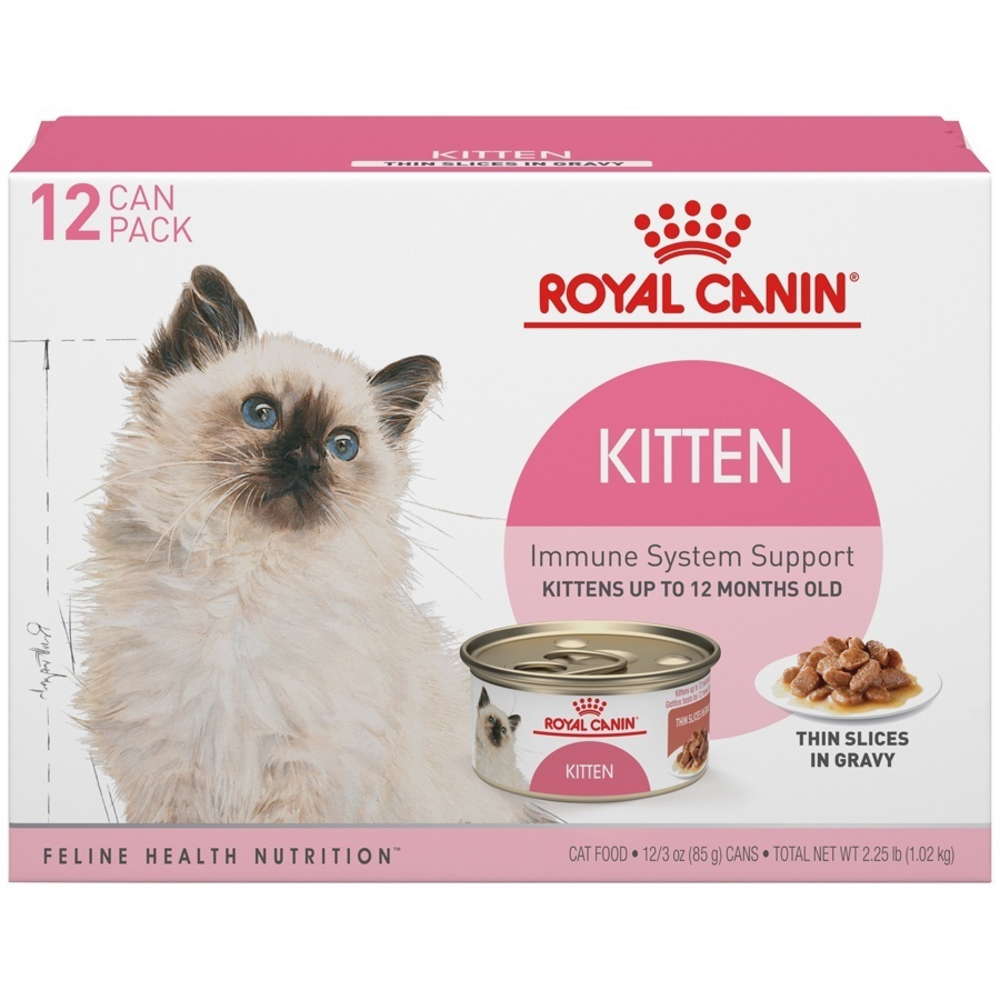 Royal Canin Feline Nutrition Kitten Instinctive Thin Slices in Gravy Canned Cat Food