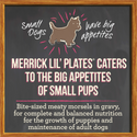 Merrick Lil' Plates Small Breed Grain Free Pint Size Puppy Plate in Gravy Dog Food Tray