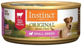 Instinct Small Breed Grain Free Real Beef Recipe Natural Canned Dog Food