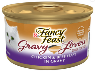 Fancy Feast Gravy Lovers Chicken & Beef Feast In Gravy Canned Cat Food