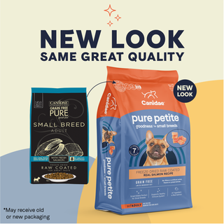 Canidae PURE Petite Small Breed Salmon Recipe Raw Coated Dry Dog Food