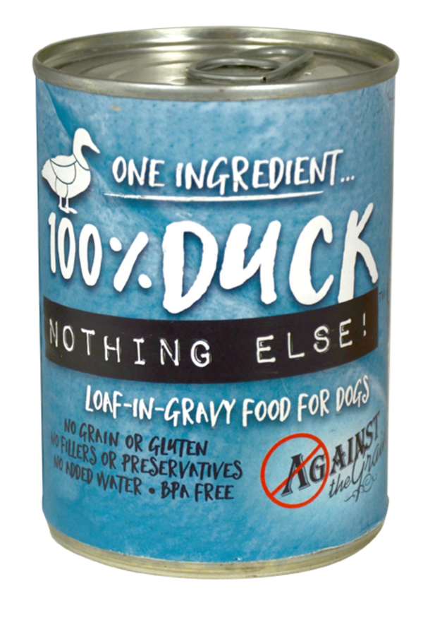 Against the Grain Nothing Else Grain Free One Ingredient 100% Duck Canned Dog Food