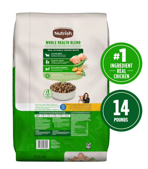 Rachael Ray Nutrish Natural Chicken & Brown Rice Recipe Dry Cat Food