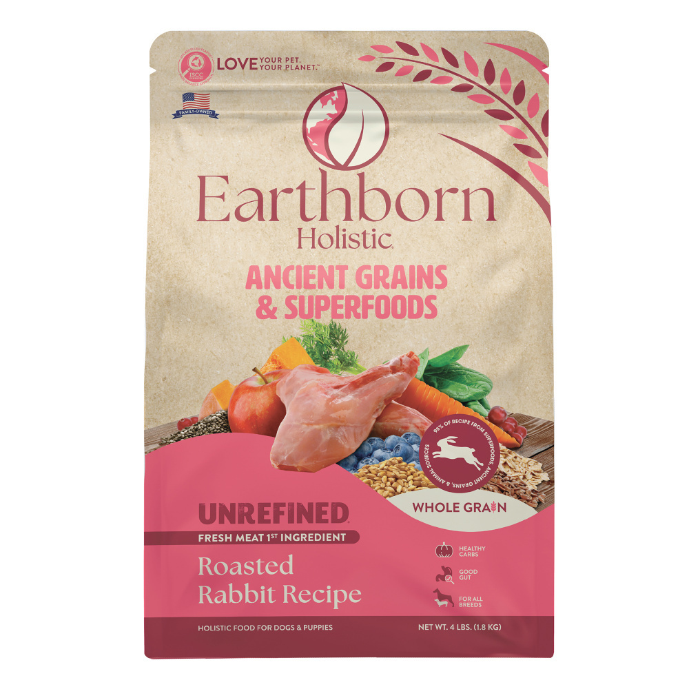 Earthborn Holistic Unrefined Roasted Rabbit with Ancient Grains & Supe