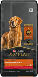 Purina Pro Plan Complete Essentials Shredded Blend Beef & Rice Formula Dry Dog Food