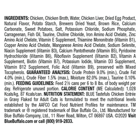 Blue Buffalo Tastefuls Adult Flaked Chicken Entree in Gravy Wet Cat Food