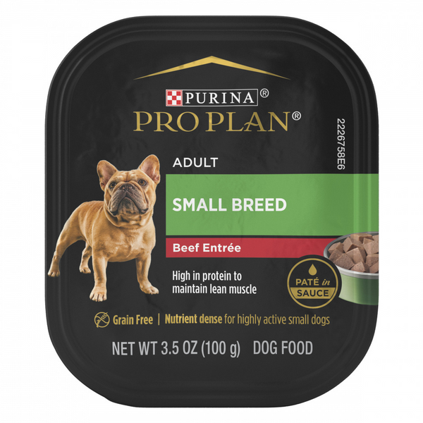 Purina Pro Plan Focus Small Breed Beef Entree Adult Wet Dog Food