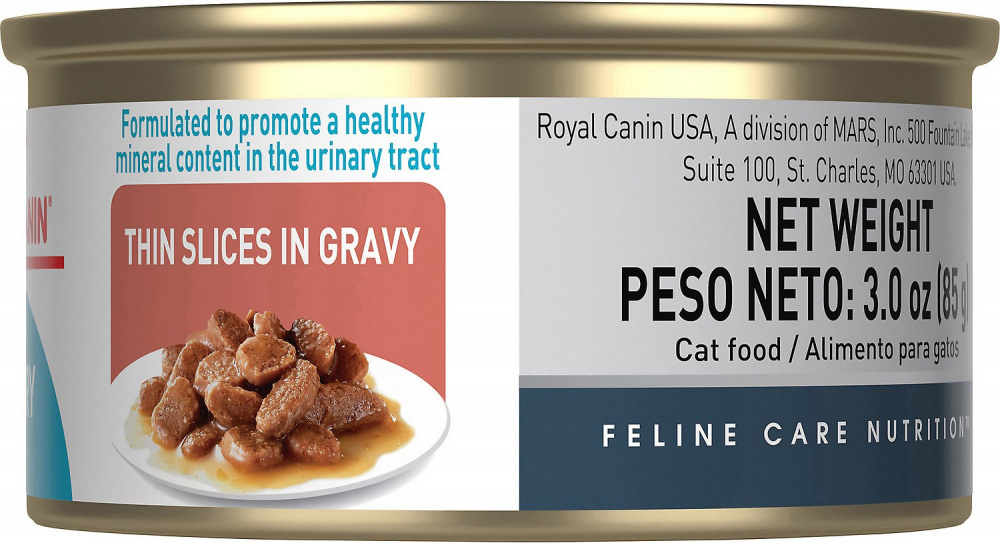 Royal Canin Feline Care Nutrition Urinary Care Thin Slices in Gravy Canned Cat Food