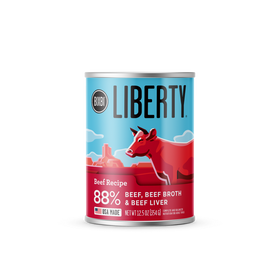 BIXBI LIBERTY Beef Recipe Canned Wet Dog Food