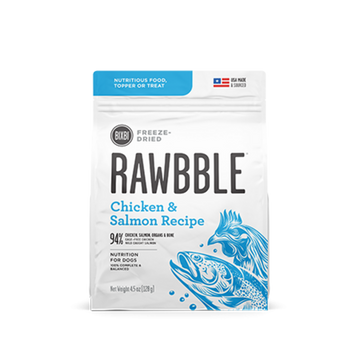 Bixbi Rawbble Freeze Dried Chicken & Salmon Dog Food