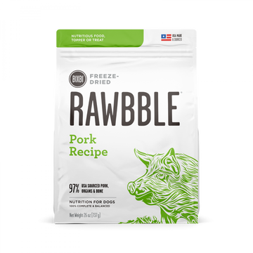 Bixbi Rawbble Freeze Dried Pork Dog Food