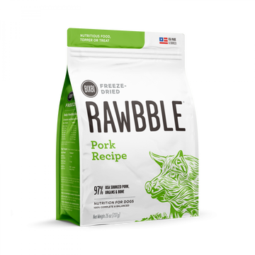 Bixbi Rawbble Freeze Dried Pork Dog Food