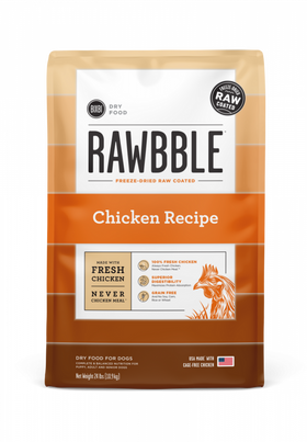 Bixbi Rawbble Kibble Grain Free Chicken Dog Food