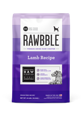 Bixbi Rawbble Kibble Grain Free Lamb Dog Food