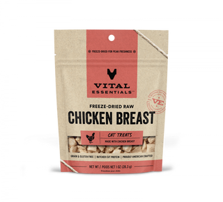 Vital Essentials Vital Cat Freeze Dried Grain Free Chicken Breast Cat Treats