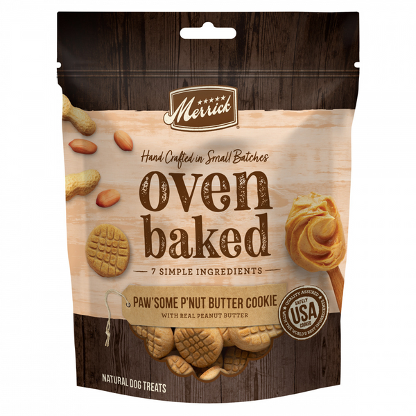 Merrick Oven Baked Paw'some Peanut Butter Dog Treats