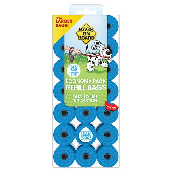 Bags on Board Waste Bags Refill Pantry Pack