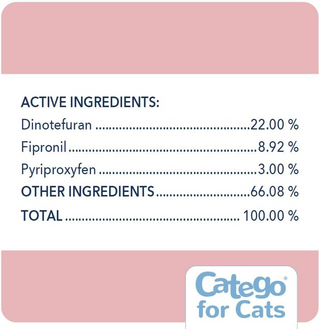 Catego Flea & Tick Spot Treatment for Cats over 1.5 lbs