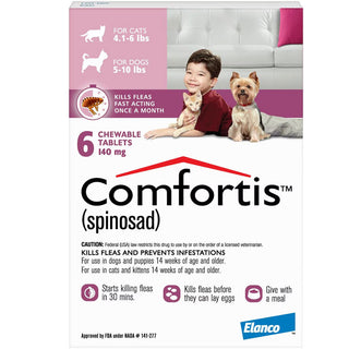 Comfortis for Dogs 5-10 lbs & Cats 4.1-6 lbs