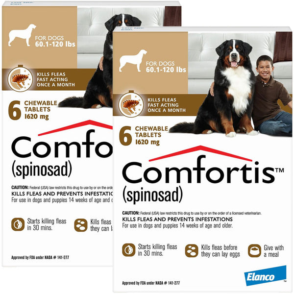 Comfortis for Dogs 60.1-120 lbs 12 tablets
