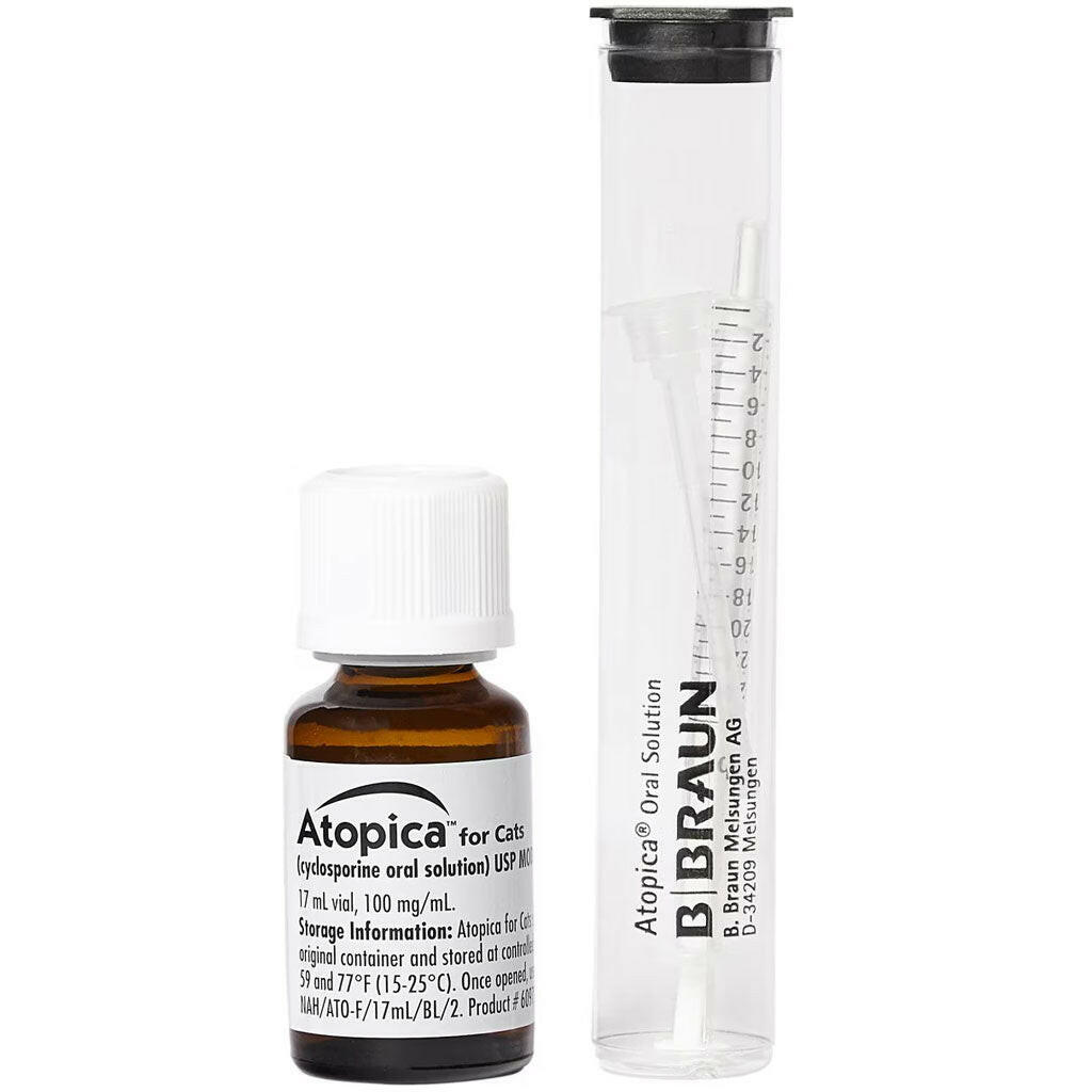 Atopica for cats dosing syringe